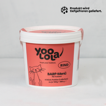 Yoolola BARF-Menü für Katzen 480g