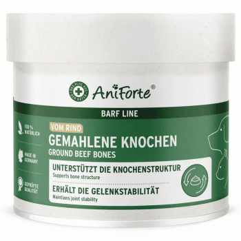 Gemahlene Knochen vom Rind (Fleischknochenmehl) 500g