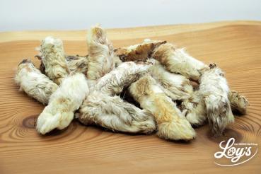 Kaninchenfüße mit Fell 150g