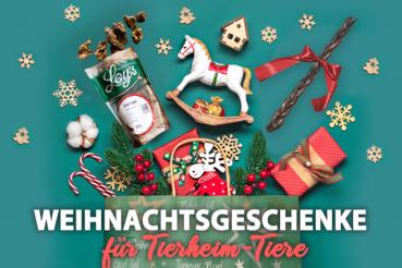 Weihnachtsgeschenke für Tierheim-Tiere