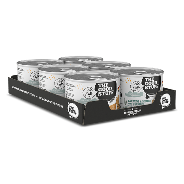 The Good Stuff Katze Lamm & Huhn mit Zucchini 200g 6er Pack