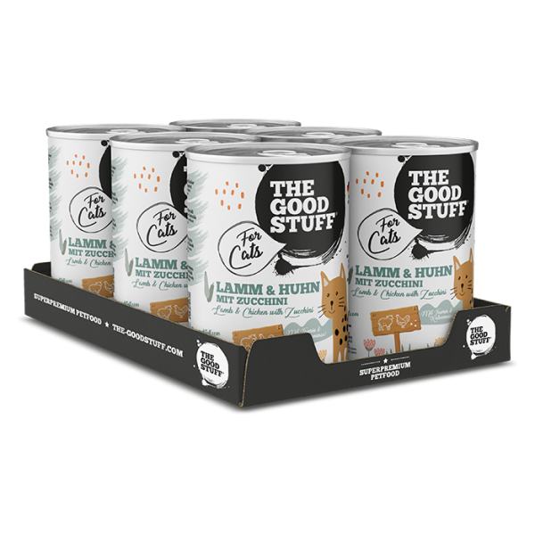 The Good Stuff Katze Lamm & Huhn mit Zucchini 400g 6er Pack