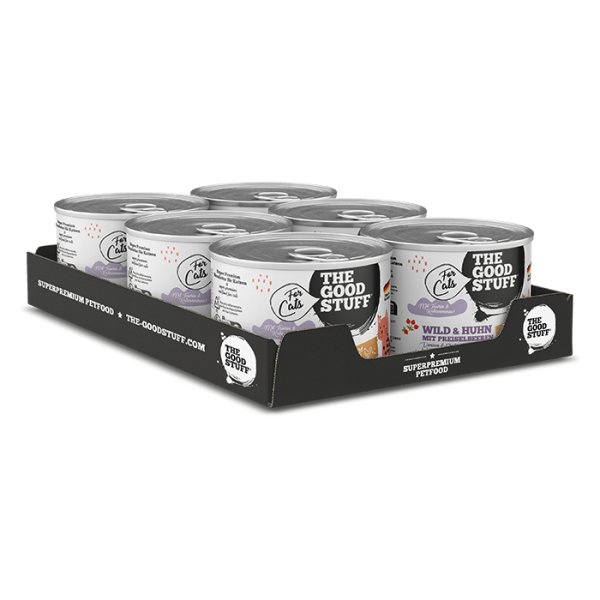 The Good Stuff Katze Wild & Huhn mit Preiselbeeren 200g 6er Pack
