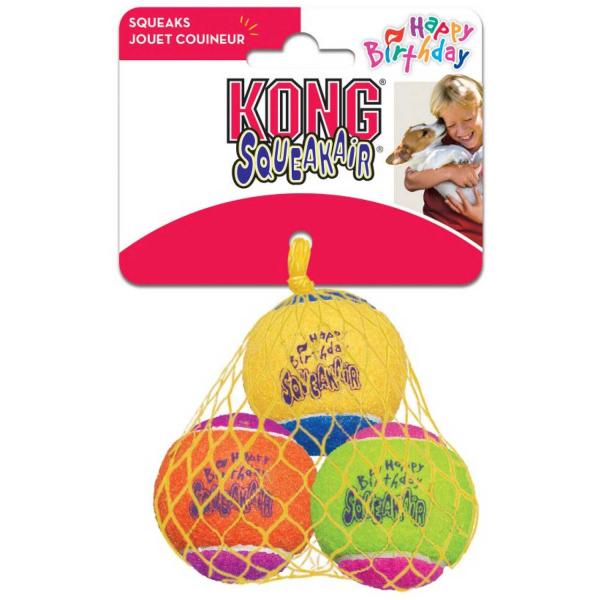 KONG Squeakair Birthday Balls Packaging