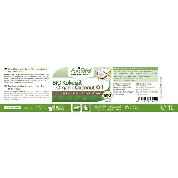 AniForte Bio Kokosöl 3